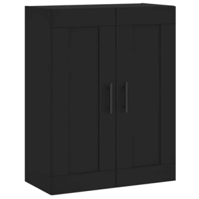 Abbildung von vidaXL Hängeschrank Wandschrank Schwarz 69,5x34x90 cm Holzwerkstoff (1 St)