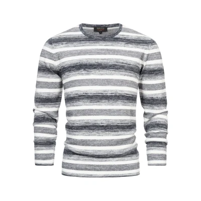 Abbildung von Indicode Jeans Manfred Strickpullover, Herren, Größe: Small, Navy mix