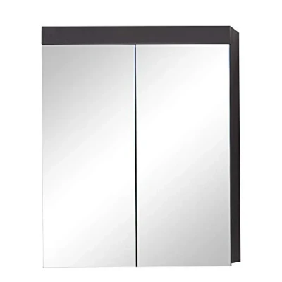 Abbildung von trendteam smart living Spiegelschrank Bad Amanda Aufbaumaß (BxHxT) 60 x 77 17 cm Farbe Agave Grau Hochglanz 139340521