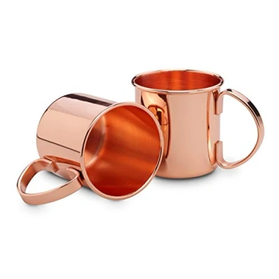 Abbildung von ECHTWERK Becher, (Set, 2 tlg.), Moscow Mule Kupferbecher, Cocktailgläser, bruchsicher, 450 ml, 2tlg