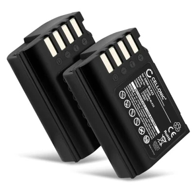 Abbildung von CELLONIC 2X DMW BLK22 Akku kompatibel mit Panasonic Lumix G9 GH5 GH5S GH6 S5 S5K 7.4V 2250mAh