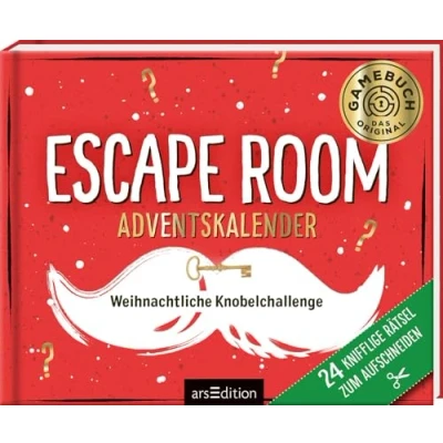 Abbildung von Escape Room Adventskalender. Weihnachtliche Knobelchallenge: 24 knifflige Rätsel zum Aufschneiden
