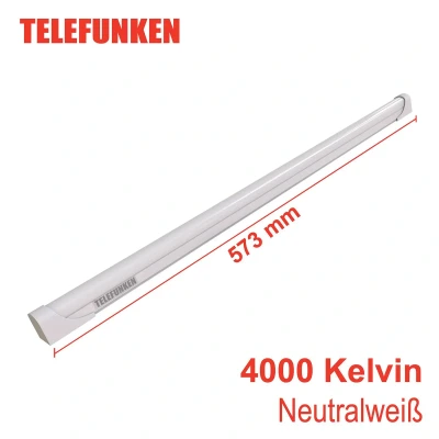 Abbildung von TELEFUNKEN Led Unterbauleuchte 57,4 Cm, Küche, Leiste Küchenschrank, Werkstattlampe, Neutralweißes Licht, 8W, 800Lm, Weiß