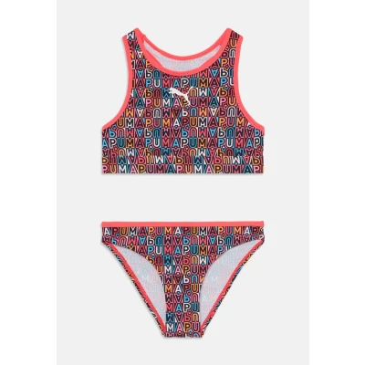 Abbildung von Puma SWIM Girls Printed Bikini SET für Kinder, Größe: 152, Multicolor