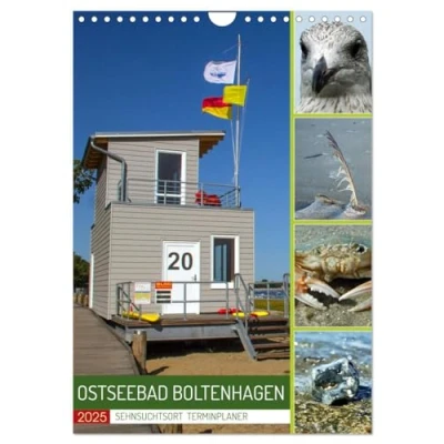 Abbildung von Sehnsuchtsort Ostseebad Boltenhagen (Wandkalender 2025 DIN A4 hoch), CALVENDO Monatskalender