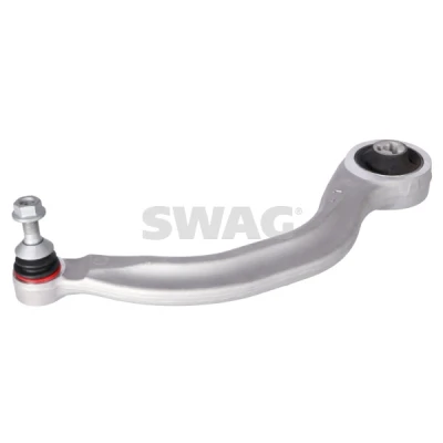 Abbildung von SWAG 33 10 4914 Querlenker mit Lager, Trag /Führungsgelenk hinten, unten, Vorderachse links Aluminium TESLA: Model 3, Y