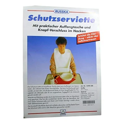 Abbildung von Schutzserviette M.auffangtasche 1 St