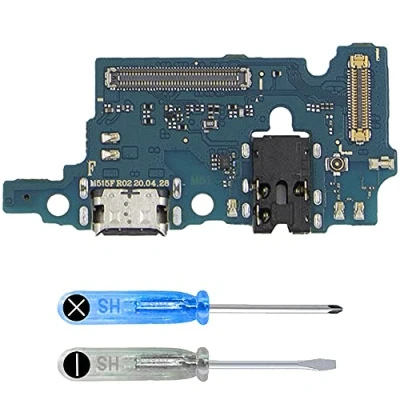 Abbildung von MMOBIEL Ladebuchse Kompatibel mit Samsung Galaxy M51 2020 Dock Connector USB C Audio Jack/Mikrofon/Antenne Ersatz Inkl. Schraubenzieher