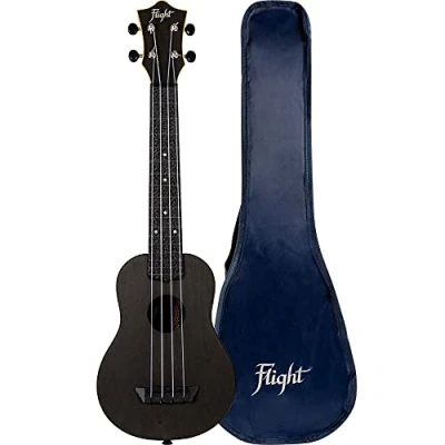Abbildung von TUSL35 Reise Ukulele mit langem Hals, ABS, Schwarz