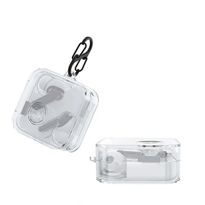 Abbildung von kwmobile Hülle kompatibel mit Nothing Ear (2) Kopfhörer Case TPU Silikon Cover Schutzhülle in Transparent