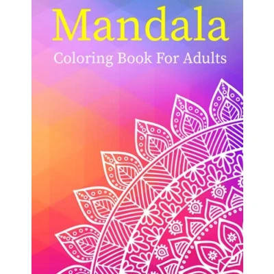 Abbildung von Mandala coloring book For Adults: 50 Amazing Patterns: An adult with fun, easy and relaxing pages