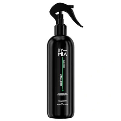 Abbildung von BY MIA Haar Tonikum für Männer und Frauen, 400 ml, Kopfhaut Tonikum, stärkt das Haar, fördert gesundes Haarwachstum, kühl erfrischend, energetisierende Formel, geeignet alle Haartypen