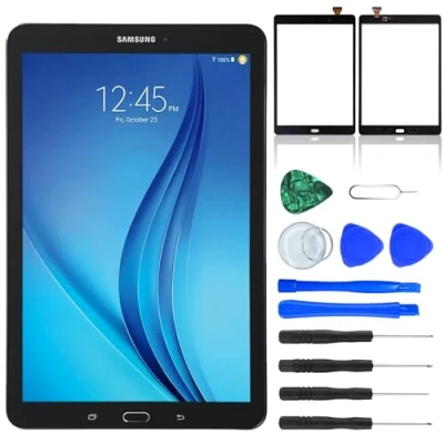 Abbildung von NB+ Ersatz Display für Samsung Galaxy Tab A 9,7 Zoll SM T550 T555, Touchscreen Digitizer, Glas, vorinstalliert, selbstklebend, schwarz (kein LCD Display)
