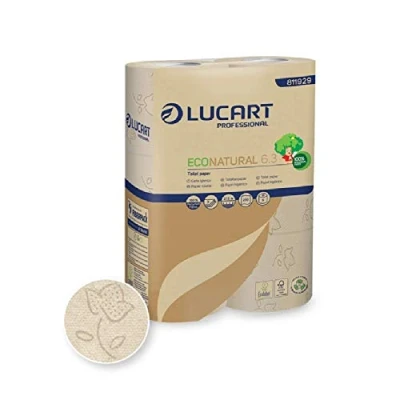 Abbildung von Lucart Toilettenpapier ECO NATURAL 811929 3 lagig 250 Blatt 30 Rollen