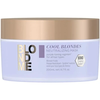 Abbildung von Schwarzkopf Blond Me Cool Blondes Neutralizing Violet Mask 200ml