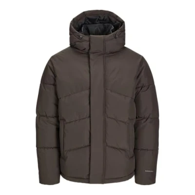 Abbildung von Jack &amp; Jones Jjworld Puffer Jacket Winterjacke, Herren, Größe: XS, Mulch