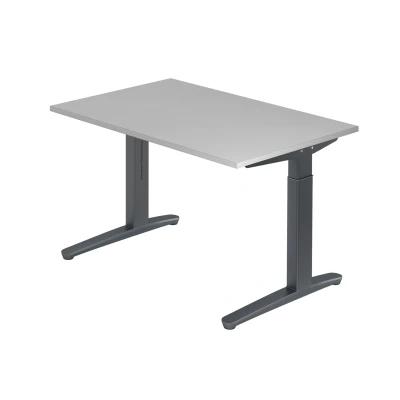 Abbildung von Hammerbacher Schreibtisch XB12 Grau/Graphit