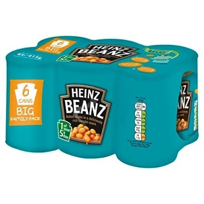 Abbildung von Heinz Beanz In A Rich Tomato Sauce Baked Beans, 14.64 oz / 415 g, 6 Pack
