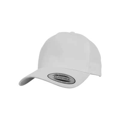 Abbildung von Flexfit 5PANEL Curved Classic Snapback Cap, Größe: One Size, White