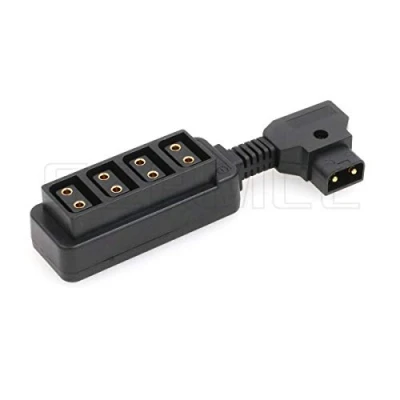 Abbildung von SZRMCC Ultrakurzes D tap Stecker auf 4 Port P Hub Splitter Stromkabel für ARRI RED Kameras Zubehör