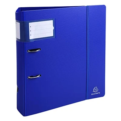 Abbildung von Exacompta 53463E Premium Kunststoff Ordner Campus Light. 8 cm breit DIN A4 MAXI Ringordner Aktenordner Briefordner Büroordner Plastikordner Schlitzordner Exafile2.0 1 Stück Zufasllsfarbe