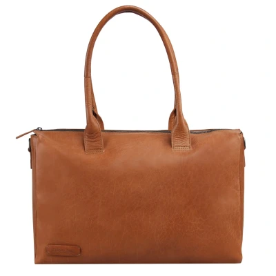 Abbildung von Plevier Notebooktasche, Damen, Größe: One Size, Cognac