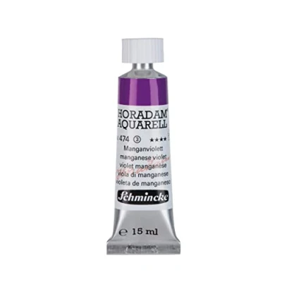 Abbildung von Schmincke HORADAM® AQUARELL feinste Künstler Aquarellfarben, Manganviolett 15 ml