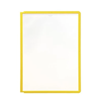 Abbildung von Durable Sichttafel Sherpa Panel A4, PP, gelb, 5er Packung, 560604