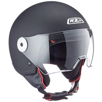 Abbildung von NZI Unisex Adult Vintage 3 Helmet, MATT BLACK, XS EU