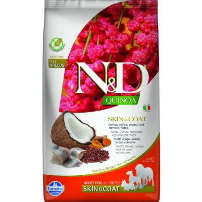 Abbildung von N&amp;D Quinoa DOG Skin &amp; Coat Hering Kokosnuss varianten 2,5 kg