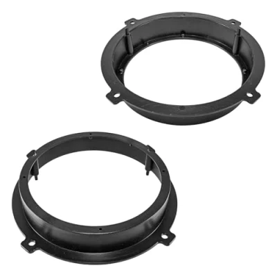 Abbildung von tomzz Audio 2819 001 Lautsprecherringe Adapter Halterungen kompatibel mit Hyundai Tucson Santa Fe iX35 i20 i30 Kia Sportage Tür vorne + hinten für 165mm DIN Lautsprecher