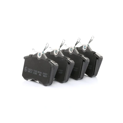 Abbildung von A.B.S. 36623/1 Bremsbelagsatz ohne integrierten Verschleißsensor VOLKSWAGEN: Polo V Schrägheck, Golf 5 4 Cabrio