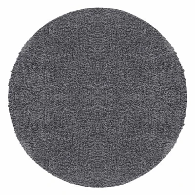 Abbildung von Carpetsale24 Shaggy Hochflor Teppich Wohnzimmer 200 cm Rund Grau Modern Flauschiger Extra Weich, Pflegeleicht und Einfarbig Ideal als für Schlafzimmer, Esszimmer Küche