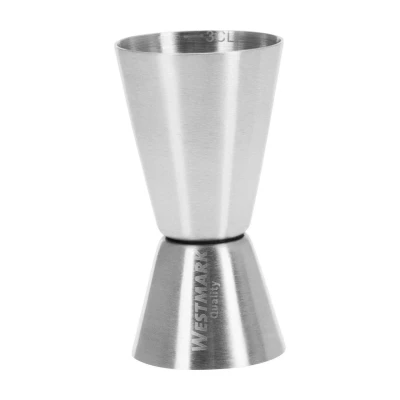 Abbildung von Westmark Kleiner Messbecher/Barmaß, Jigger für Cocktails, 2 Maßeinheiten: 2/3 cl, Rostfreier Edelstahl, Silber, 62782260