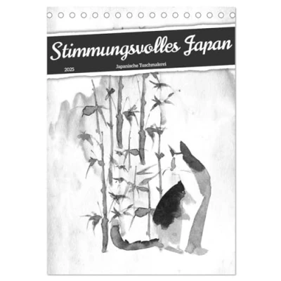Abbildung von Stimmungsvolles Japan (Tischkalender 2025 DIN A5 hoch), CALVENDO Monatskalender