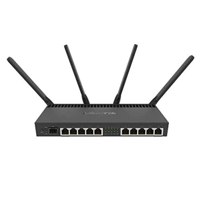 Abbildung von MikroTik WLAN Router RB4011iGS+5HacQ2HnD IN (RB4011iGS+5HacQ2HnD IN), Schwarz