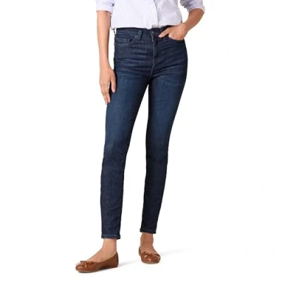 Abbildung von Amazon Essentials Damen Skinny Jeans mit Hohem Bund, Dunkle Waschung, 48