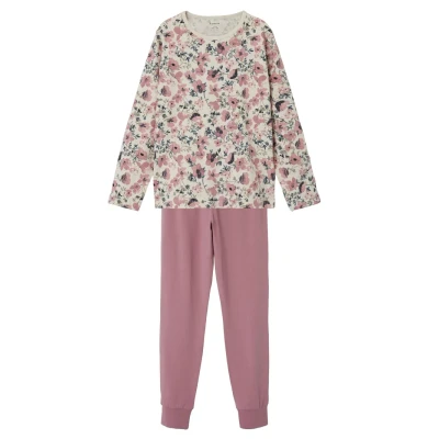 Abbildung von Name it SET Pyjama für Kinder, Größe: 134/140, Nostalgia rose