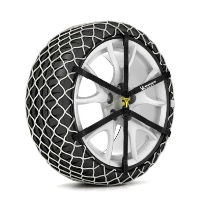 Abbildung von Michelin Easy Grip Limited 008329 Schneeketten mit Kettenspanner Montageanleitung, Aufbewahrungstasche Nylon