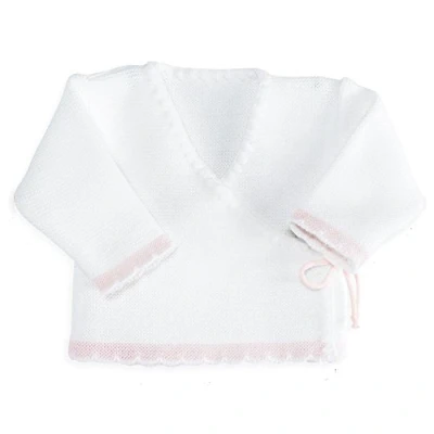 Abbildung von Drei Kilo Sieben nahtloser Baby zweifarbig weiß/rosa