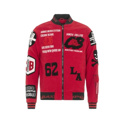 Abbildung von Cipo &amp; Baxx Bomberjacke, Herren, Größe: Large, Rot