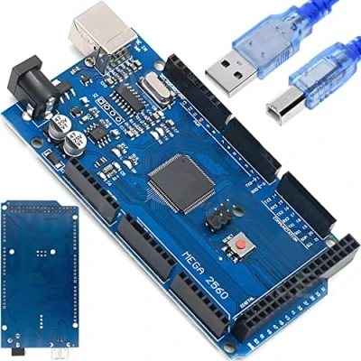 Abbildung von Retoo Mikrocontroller Atmega 2560 R3 Entwicklung Board mit USB Kabel Module Microcontroller Mainboard