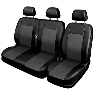 Abbildung von ewaschbaer Sitzbezüge Universal Schonbezüge Bus 1+2 kompatibel mit Hyundai H350 ab 2015