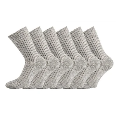 Abbildung von FussFreunde Norwegersocken 3 Paar Wollsocken 100% Wolle ohne Gummidruck im Abschlußrand