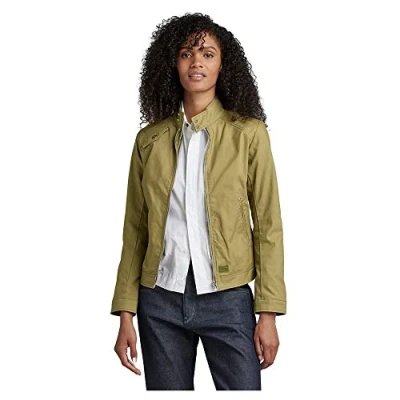 Abbildung von G STAR RAW Damen Bikerjacke, Grün (smoke olive D23251 D387 B212), L