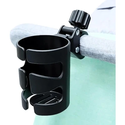 Abbildung von Getränkehalter für Kinderwagen,Universal Fahrrad,Flaschenhalter Wasser Becherhalter Trolleys Mountainbikes,Rollstuhl Fahrrad Kaffeehalter Kinderwagen Cup Holder