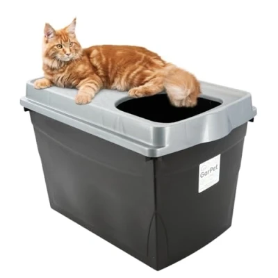 Abbildung von GarPet Katzentoilette Hop In Katzenklo Top Entry Jump XXL Einstieg oben