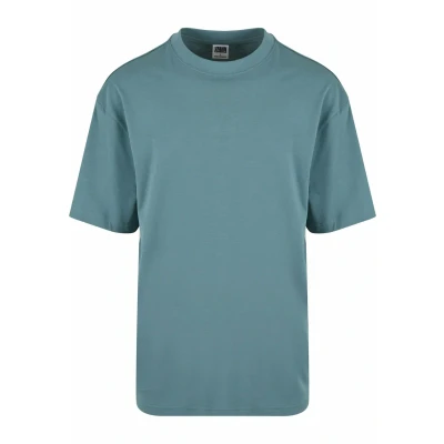 Abbildung von Urban Classics Signature LOGO TEE Tshirt print, Herren, Größe: 5XL, Dusty blue