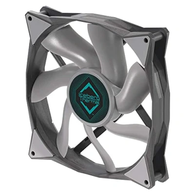 Abbildung von Iceberg Thermal IceGALE 140 mm PWM Premium Gehäuselüfter, Grau