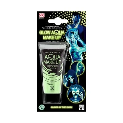Abbildung von Widmann S.r.l. Theaterschminke &#039;Glow in the dark&#039; Aqua Make up Tube 30 ml